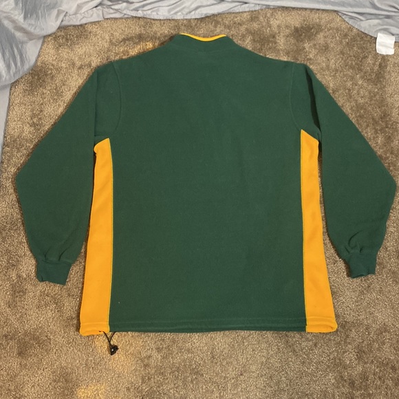 Y2K Quarter-Zip Fleece Packers Sweater - Picture 5 of 12